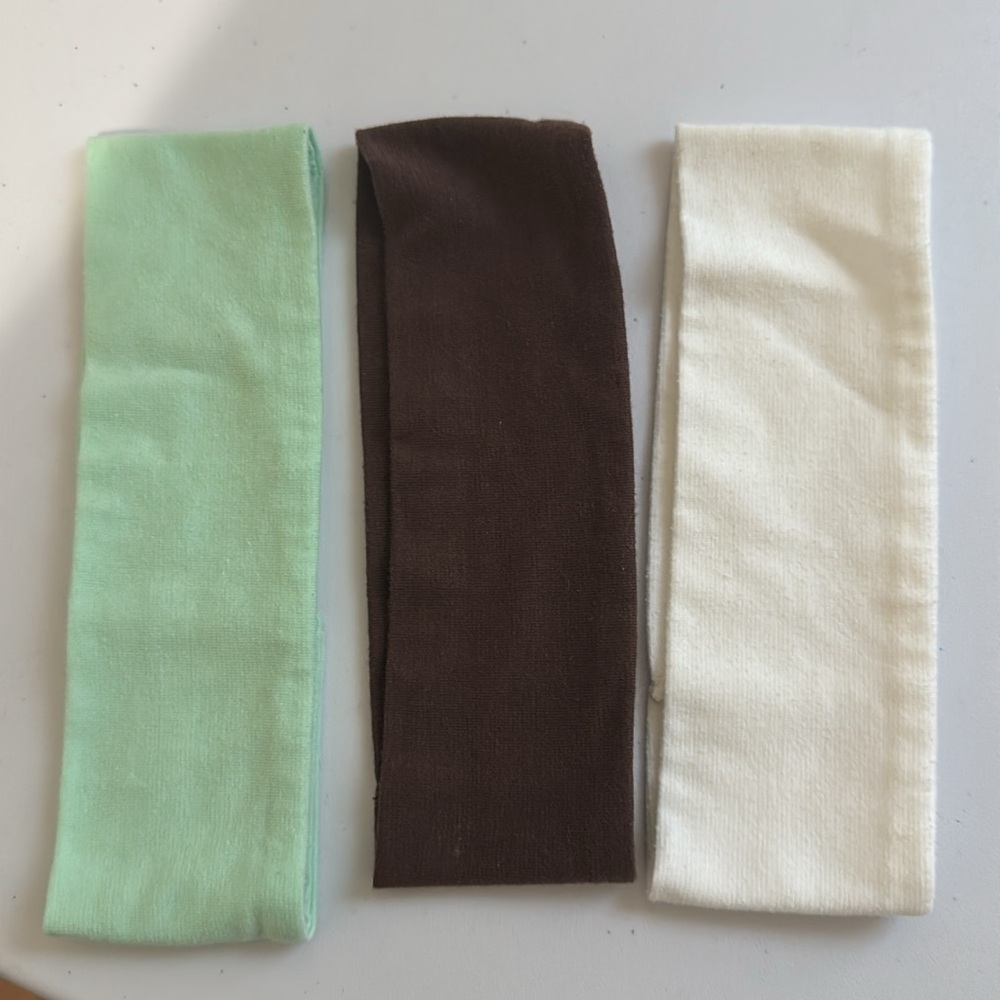 Set of 3 Super Soft Wide Headbands